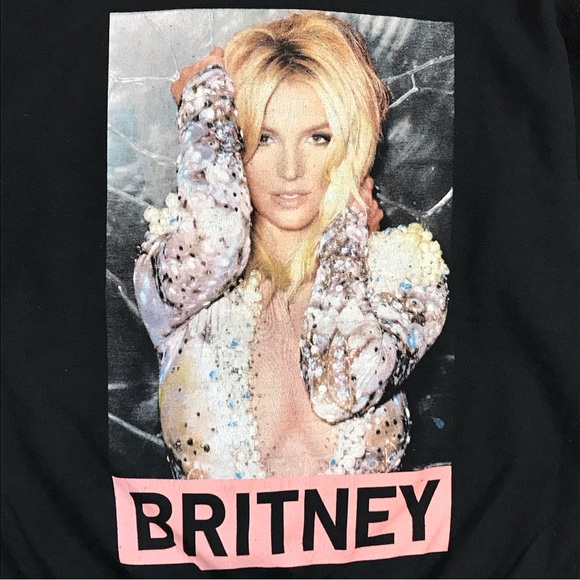 Britney Spears American Singer Collection Women’s Retro Style Black Sweater Sz M - Picture 3 of 6